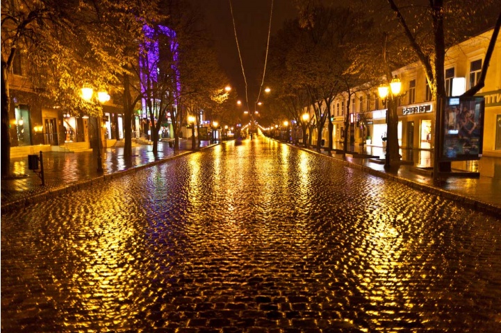 敖德萨夜景