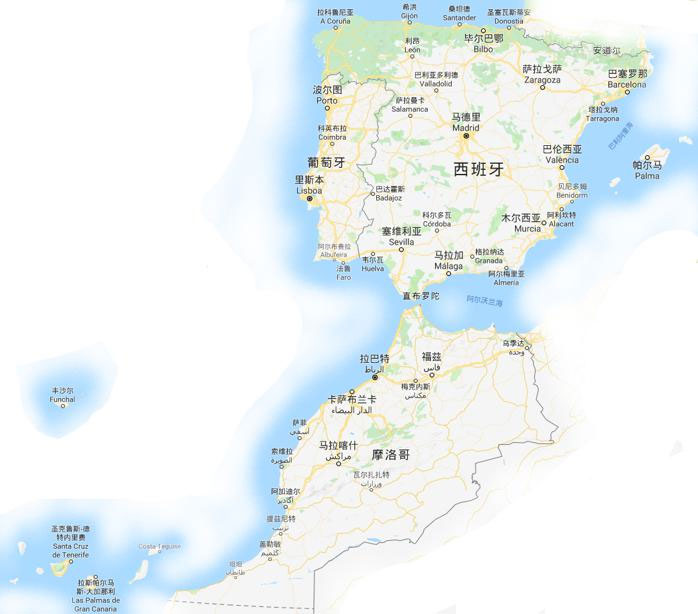两洲三国全景乐游-摩洛哥,西班牙,葡萄牙14天行程