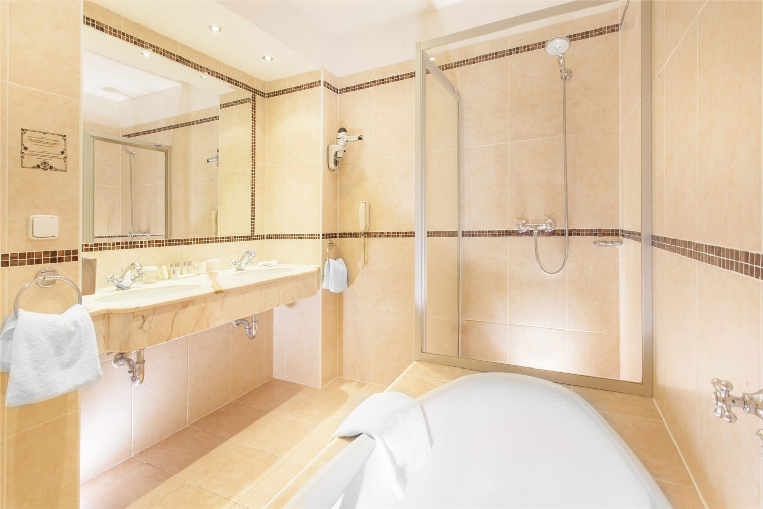 布拉格巴黎大酒店标间浴室