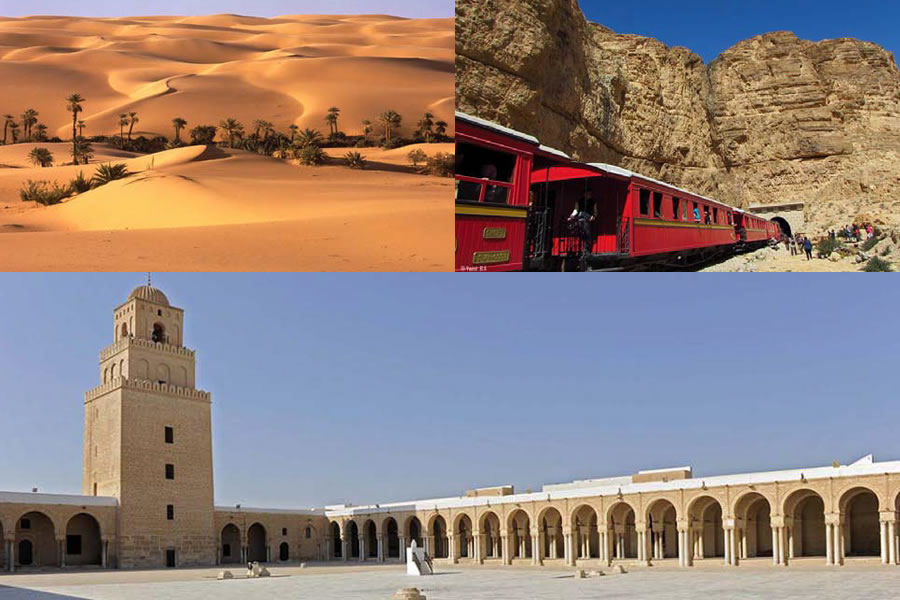 突尼斯南部红蜥蜴列车、麦地那（medina）及宗教遗迹