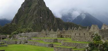 The Main Plaza of the Machu Picchu Ruins