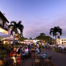 Colonial City at night