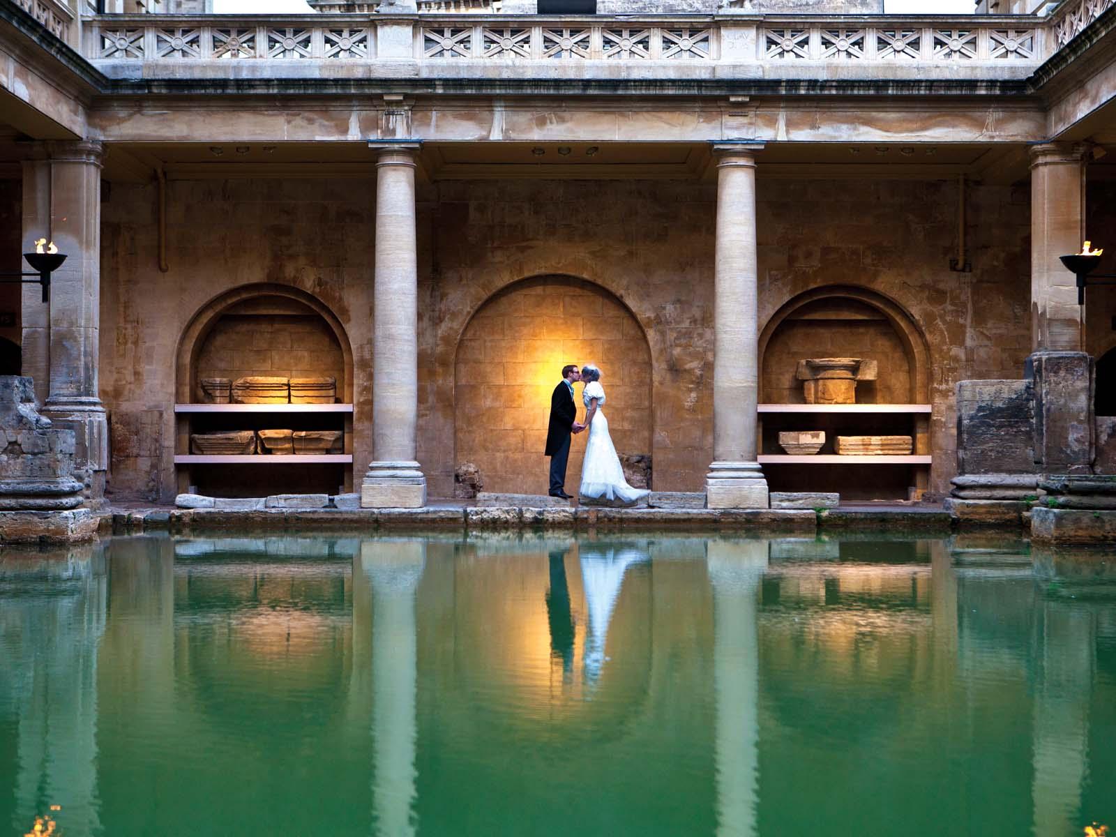 Image: Wedding at the Roman Baths