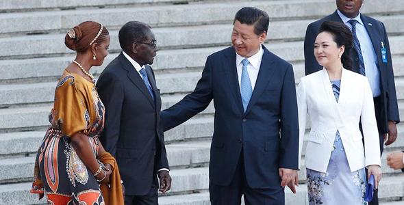 Zimbabwean President Robert Mugabe visit China