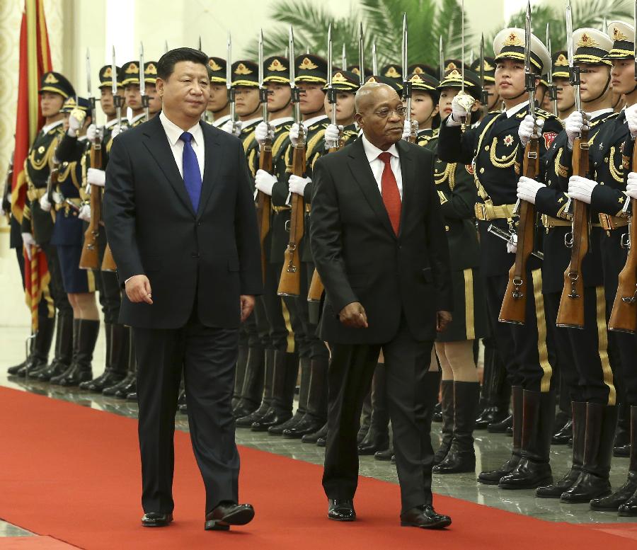 Xi Jinping meet Jacob Zuma