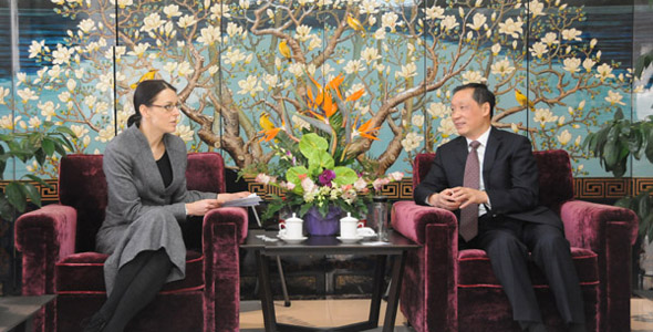 CNTA Chairman Li Jinzao Meets Hungarian Ambassador to China Andrea Cecilia Szilas