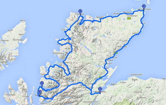 英国苏格兰最美海滨公路“NC500”