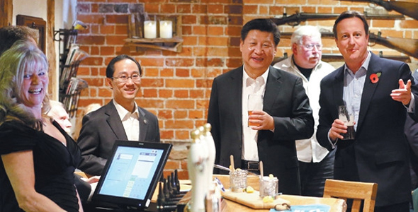 Xi's pub visit creates new tourist attraction