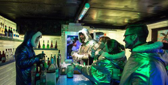 阿根廷“冰川酒吧”的神奇体验
