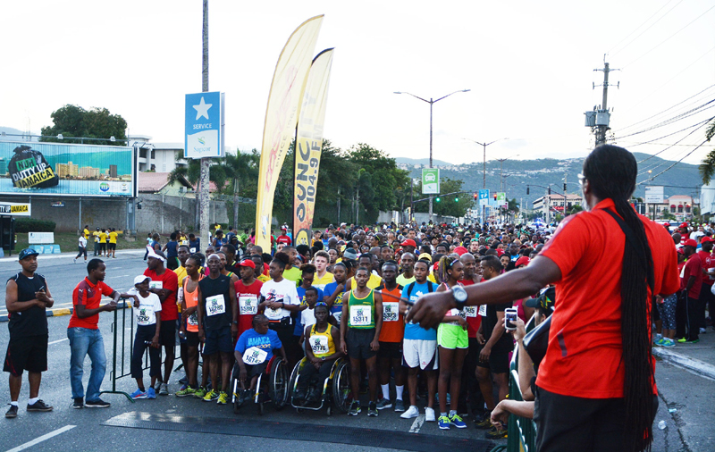 牙买加金斯敦城市赛跑