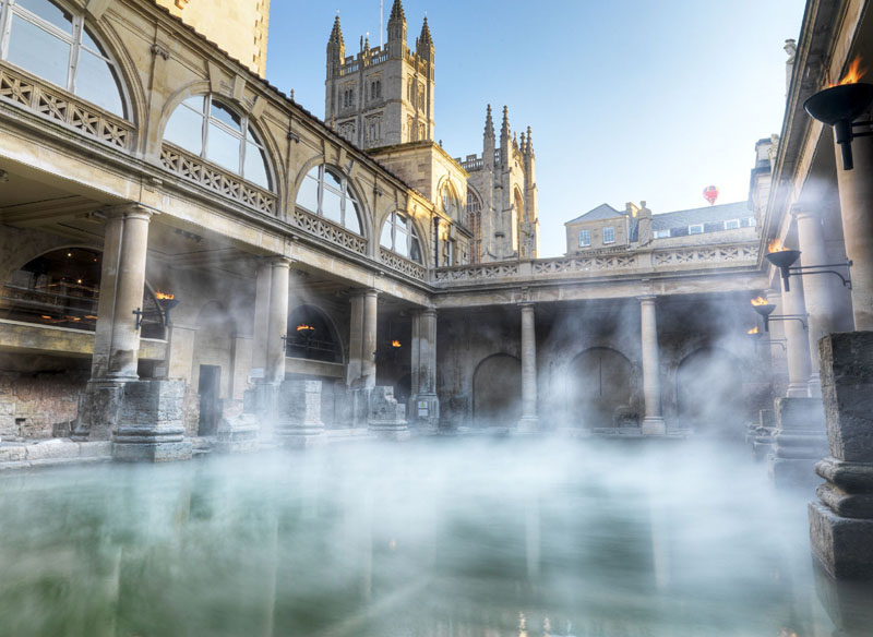 英国巴斯罗马浴场是远古世界最好的温泉疗养地