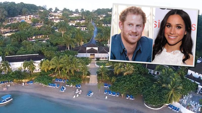 哈里王子和梅格汉住在牙买加蒙特哥贝的圆山别墅度假酒店