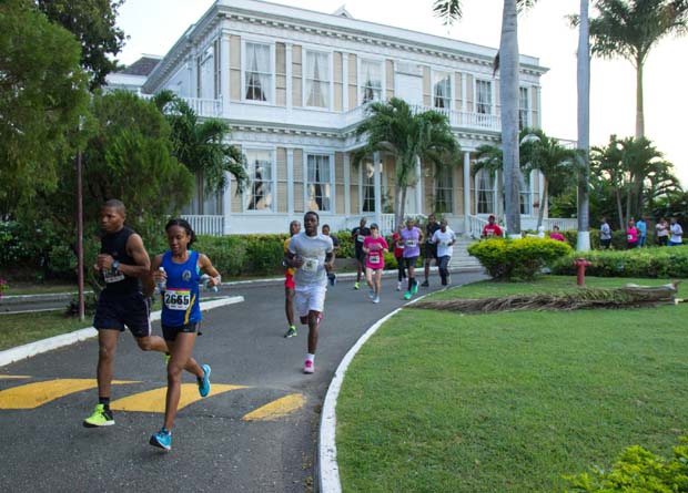 牙买加金斯敦城市赛跑