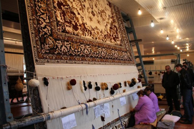阿塞拜疆巴库Azerilme地毯厂
