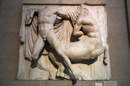 大英博物馆希腊帕特侬神庙浮雕