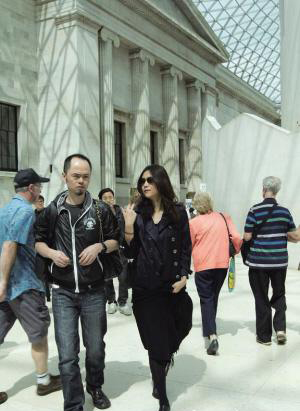 《亲密敌人》在大英博物馆大中庭取景
