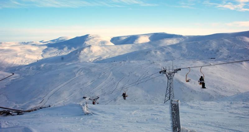 英国苏格兰阿伯丁郡葛兰西滑雪中心