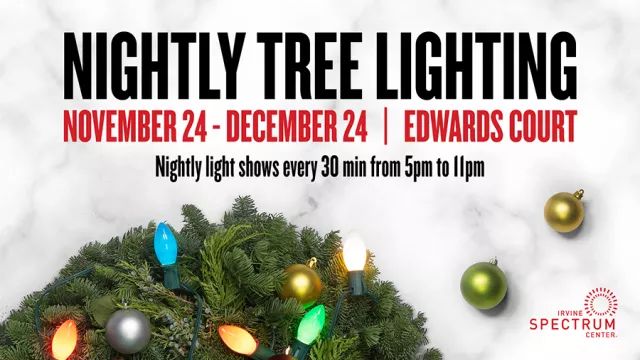 Nightly Tree Lighting