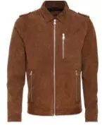 Suede Fitted Jacket