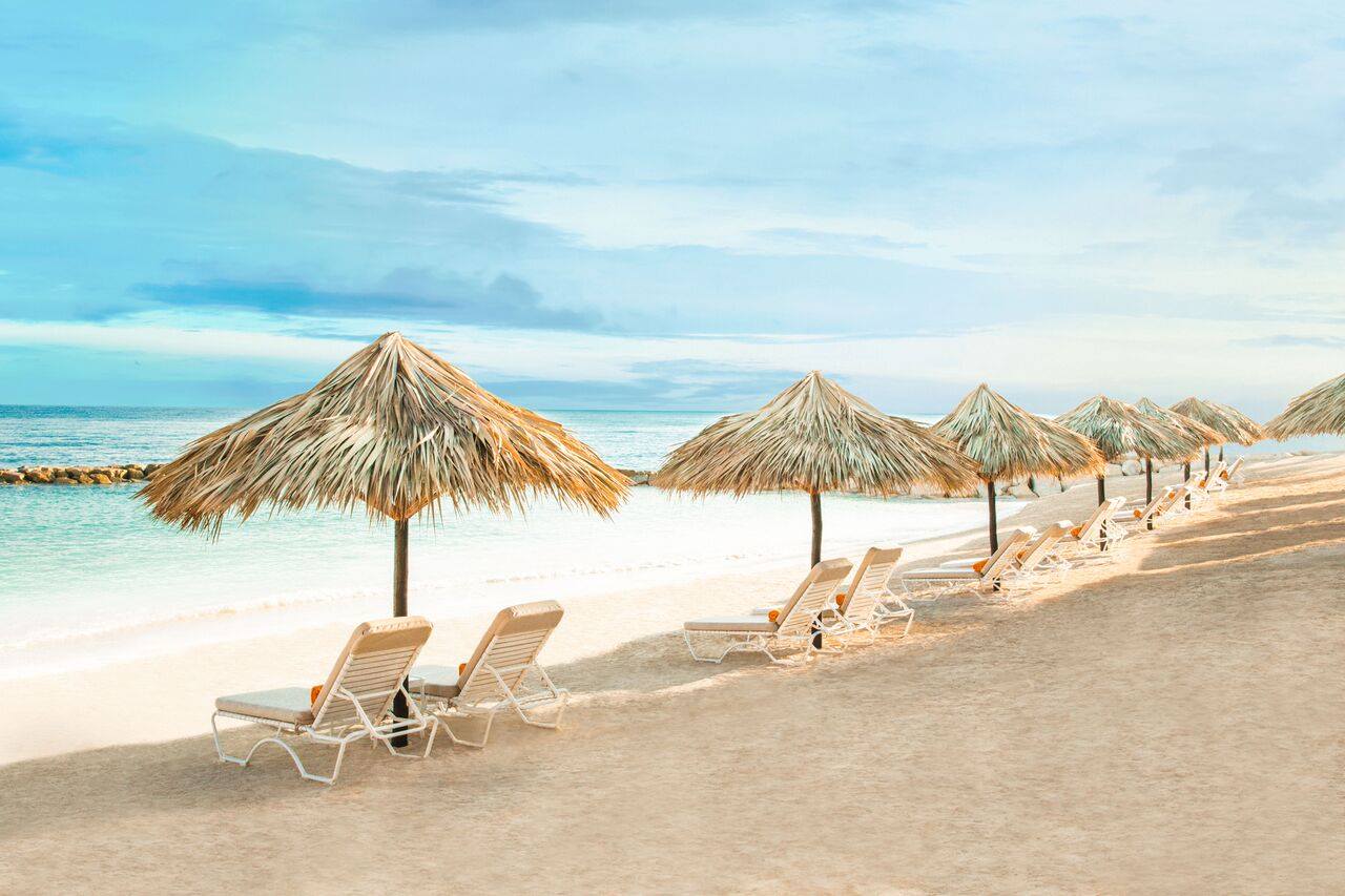 牙买加蒙特哥贝基瓦玫瑰堂凯悦度假村私人沙滩