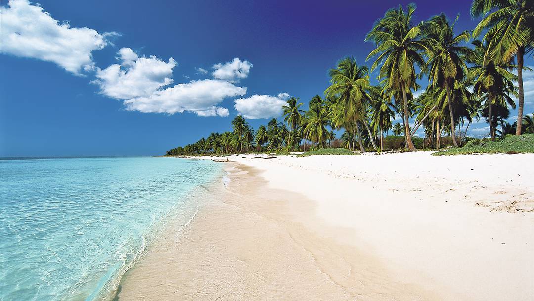 多米尼加蓬塔卡纳维若阿尔托沙滩