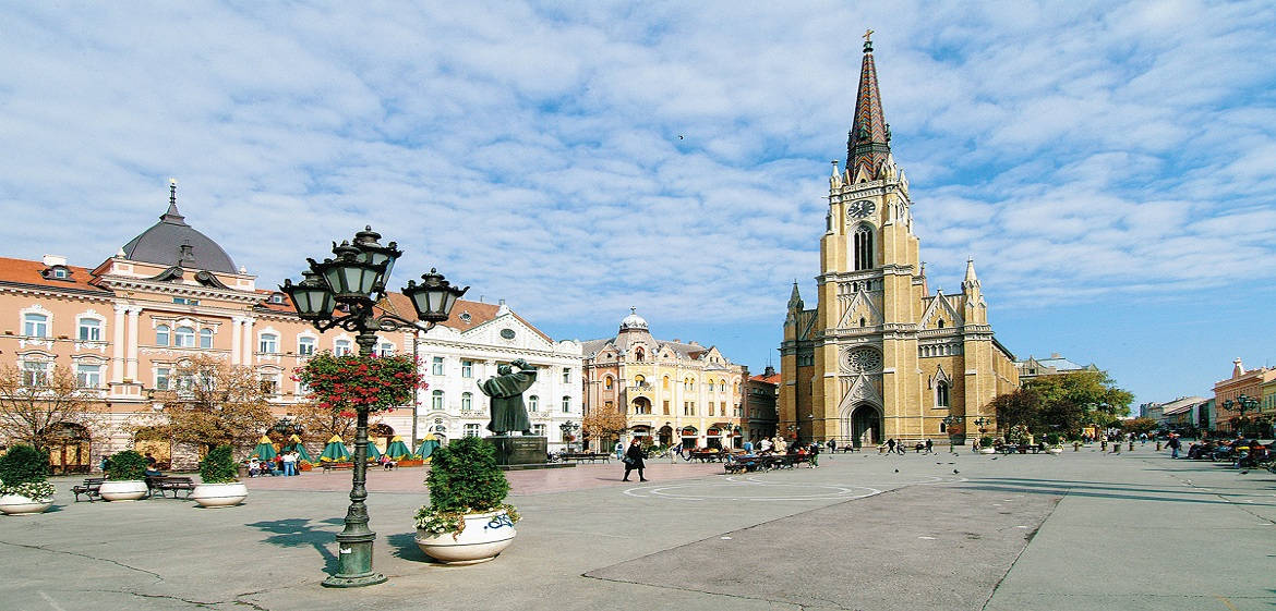 塞尔维亚诺维萨德自由广场
