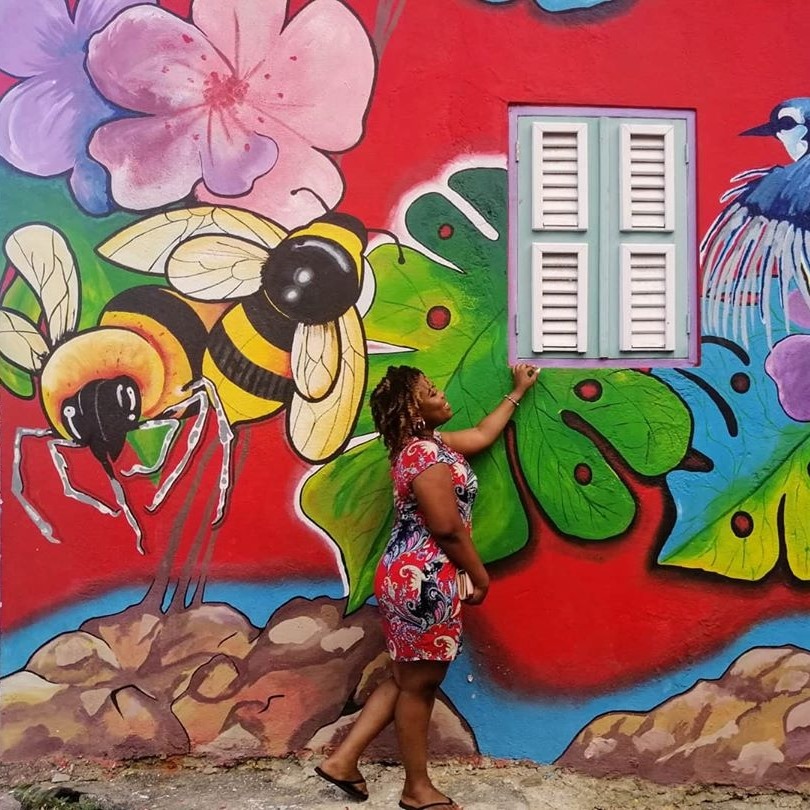 加勒比库拉索Berg Altena街区壁画