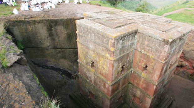 埃塞俄比亚旅游景点拉利贝拉岩石教堂群世界遗产