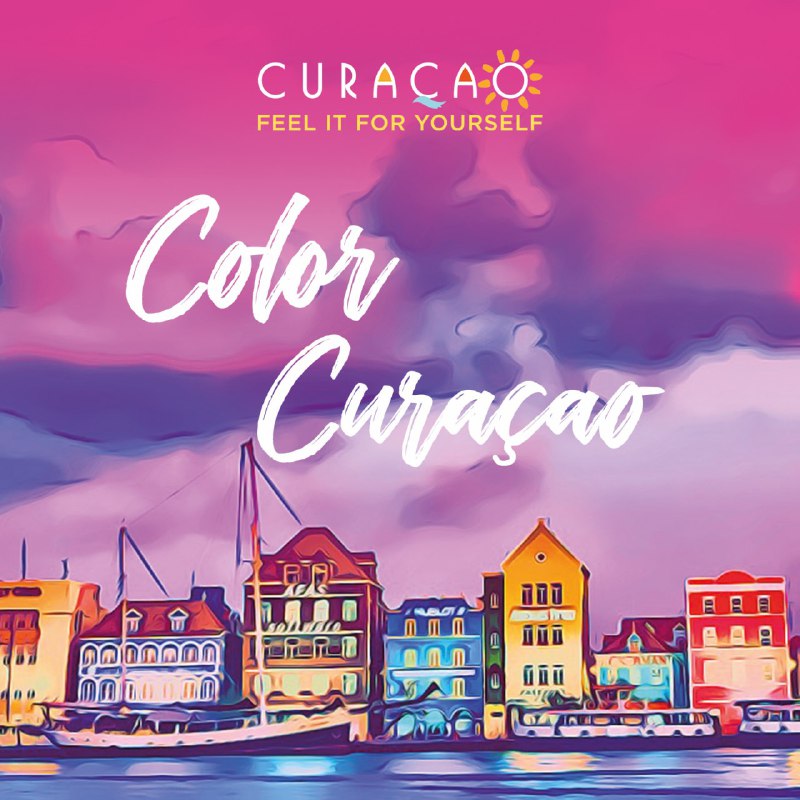 库拉索旅游局Color Curaçao手稿填色