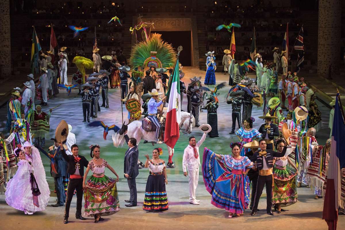 墨西哥坎昆西卡莱特公园Xcaret México Espectacular