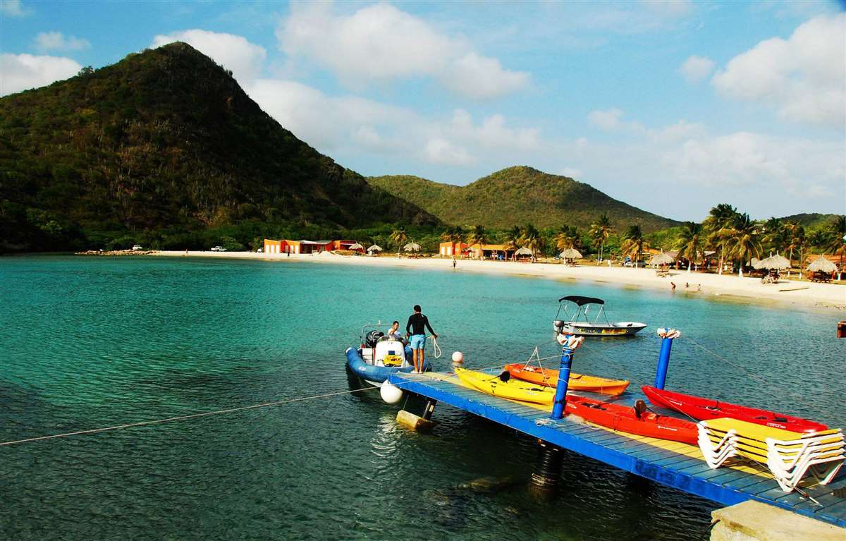 加勒比库拉索岛Santa Cruz圣克鲁兹海滩