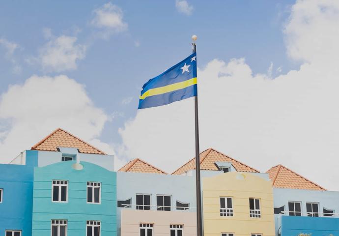 加勒比库拉索岛国旗