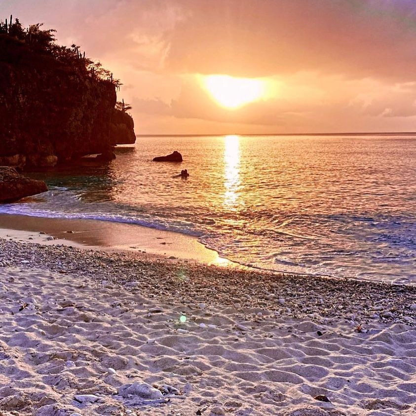 加勒比海库拉索岛海滩
