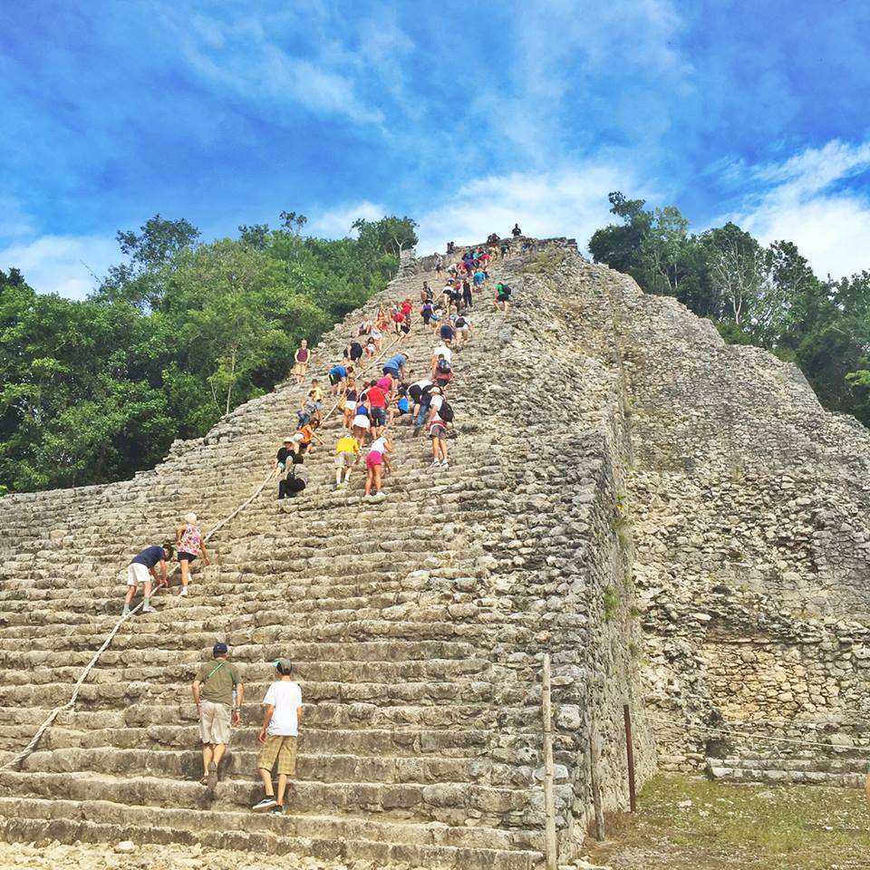 墨西哥尤卡坦半岛玛雅遗址科巴