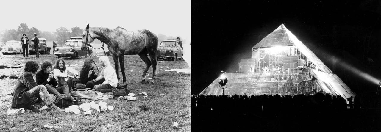 Glasto horse pyramid