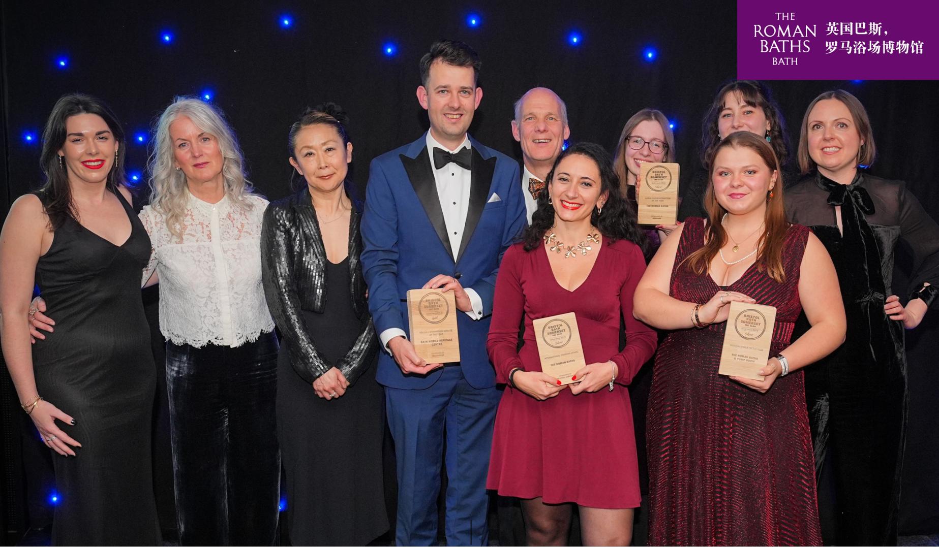 The Roman Baths Museum emerged as a big winner, claiming one gold and three silver awards