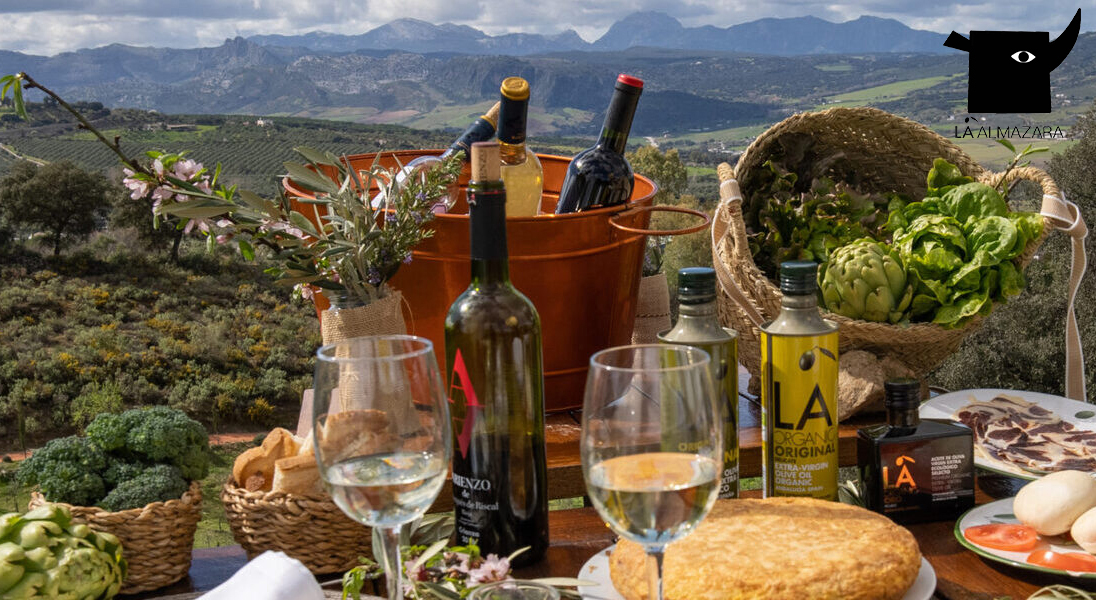 LA Organic Scenic Restaurant at LA Almazara in Ronda, Spain's 'City in the Sky' C Breathtaking Views!